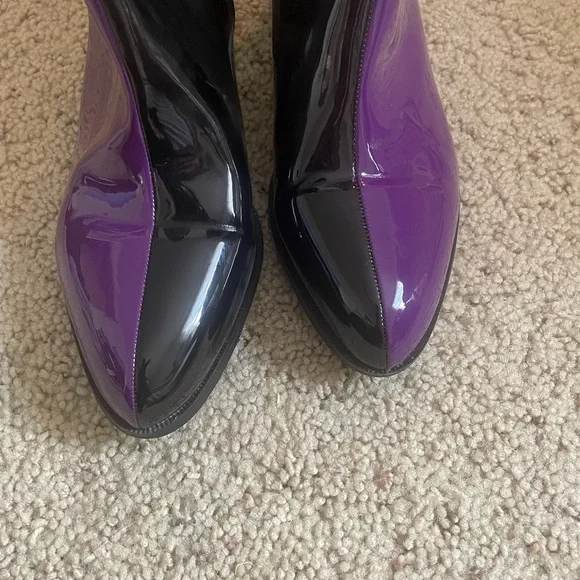 SHEIN purple and black boots - Picture 4 of 5